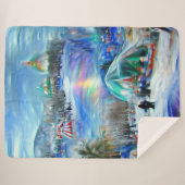 冬のカーニバル シェルパブランケット (正面(横))