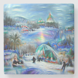 冬のカーニバル ストーンコースター