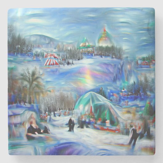 冬のカーニバル ストーンコースター (正面)