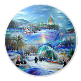 冬のカーニバル セラミックノブ