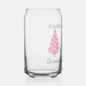 冬のキスとスノーフレークの願い ガラス缶 (右)