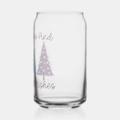 冬のキスとスノーフレークの願い ガラス缶 (左)