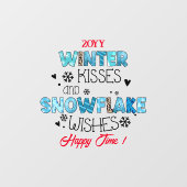 冬のキスカスタマイズ ウィンドウサイン (シート)