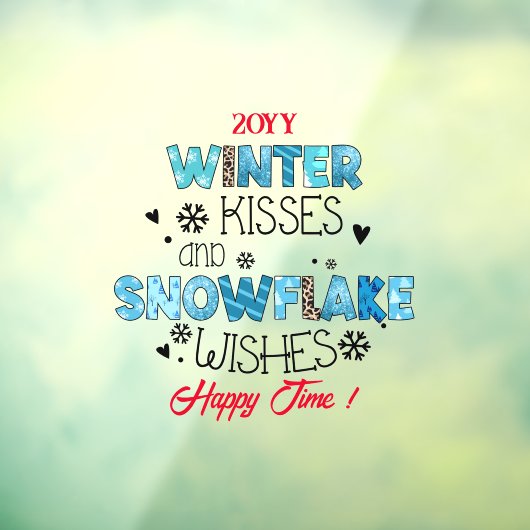 冬のキスカスタマイズ ウィンドウサイン (シート3)