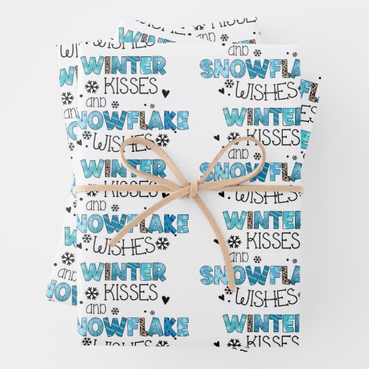 冬のキスカスタマイズ ラッピングペーパーシート (インサイチュ)