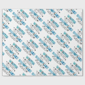 冬のキスカスタマイズ ラッピングペーパー (フラット)