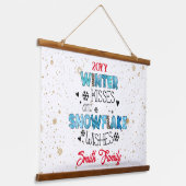 冬のキスカスタマイズ 吊り下げ型タペストリー (傾斜あり)