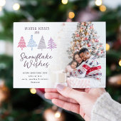 冬のキス引用文ツリー写真メリークリスマス