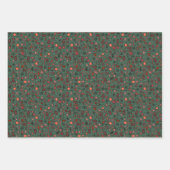 冬のキッズギフトラップセット ラッピングペーパーシート (正面2)