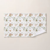 冬のキツネウッドランド森林かわいいバスタオオルセット バスタオルセット (ハンドタオル)