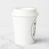 冬のキツネオンツリースタンプ葉ーキャンディカネス 紙コップ (右)