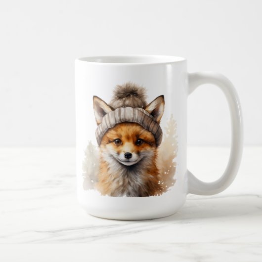 冬のキツネマグ コーヒーマグカップ (右)