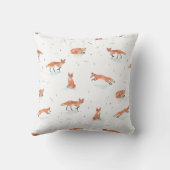 冬のキツネ クッション (裏面)