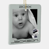 冬のキツネ セラミックオーナメント (右)