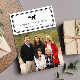 冬のキツネ |ホリデーフォトカード シーズンカード