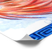 冬のキツネ ポスター (角)