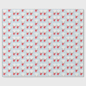 冬のキツネ ラッピングペーパー (フラット)