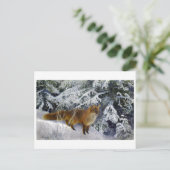 冬のキツネ（1904年）ブルーノ・リジェフォス ポストカード (スタンド正面)