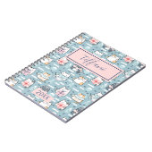 冬のキティ猫スパイラルフォトノート ノートブック (左側)