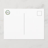 冬のキャビンポストカード ポストカード (裏面)