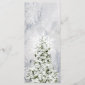 冬のキャビン素朴の雪のシ結婚ーン メニュー (裏面)