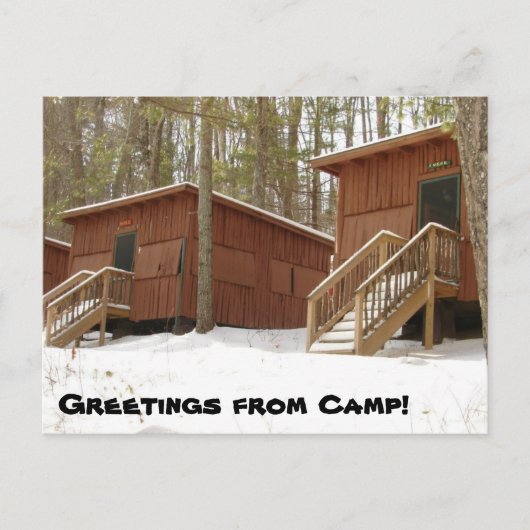 冬のキャビン・ロー！ ポストカード (正面)