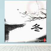 冬のキャンバスプリント キャンバスプリント (インサイチュ (ウッドフロア))