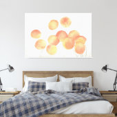 冬のキャンバス印刷でアプリコットの夢を見る キャンバスプリント (インサイチュ (寝室))