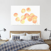 冬のキャンバス印刷でアプリコットの夢を見る キャンバスプリント (インサイチュ (寝室))