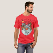 冬のキャンピング ウィンターティームは美しい Tシャツ (正面フル)