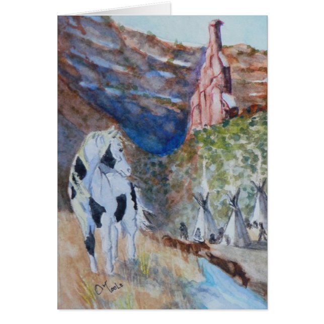 冬のキャンプ (正面)