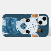 冬のキリン チャーム iPhone / iPad カー Case-Mate iPhoneケース (裏面 (横))