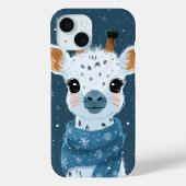 冬のキリン チャーム iPhone / iPad カー Case-Mate iPhoneケース