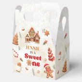 冬のギンガーブレッドハウスクリスマス1st誕生日 フェイバーボックス (オープン)