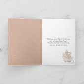 冬のクマのブラウンズリーメリークリスマス シーズンカード (内部)