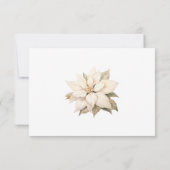 冬のクマの赤ちゃん、寒い外にありがとう カード (裏面)