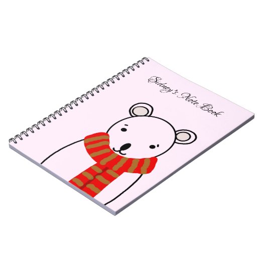 冬のクマ ノートブック (左側)