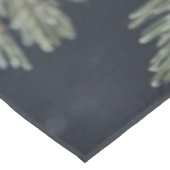 冬のクリスタル雪ブラックバードのカラス テーブルクロス (アングル)