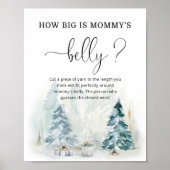 冬のクリスマスどのように大きいママの腹のゲーム ポスター (正面)