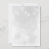 冬のクリスマスに結婚しよう ふたりだけで駆け落ちする 結婚式の招待状 招待状 (裏面)