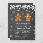 冬のクリスマスの性は招待状を明らかにします 招待状 (正面/裏面)