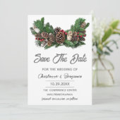 冬のクリスマスの日付を保存結婚する セーブザデート (スタンド正面)