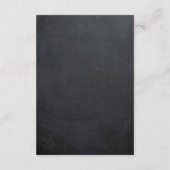 冬のクリスマスの結婚式の詳細情報カード エンクロージャーカード (裏面)