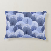 冬のクリスマスの継ぎ目のないパターン。~というパターン アクセントクッション (裏面)