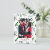 冬のクリスマスは日付はがきを保存する 案内ポストカード (スタンド正面)