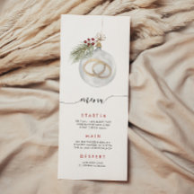 冬のクリスマスオーナメントメニュー