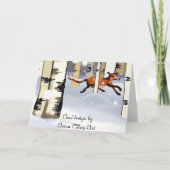 冬のクリスマスカード シーズンカード (裏面)