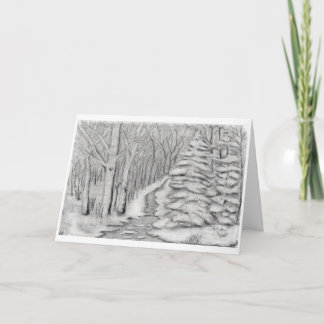 冬のクリスマスカード シーズンカード