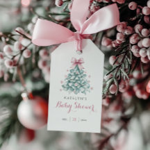 冬のクリスマスガール赤ちゃんシャワー