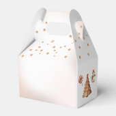 冬のクリスマスクッキーのクリスマスバースデーパーティー フェイバーボックス (裏面サイド)